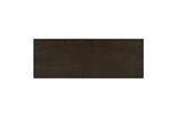 Top view of counter height table surface