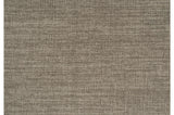 Brown wood finish and fabric combination close up