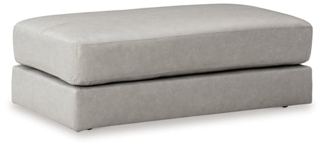 Amiata Glacier Oversized Accent Ottoman front view