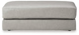 Detail close-up of fabric on Amiata Glacier sectional