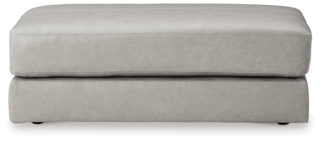 Detail close-up of fabric on Amiata Glacier sectional