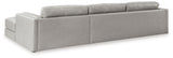 Back view of Amiata Glacier 2-Piece Sectional