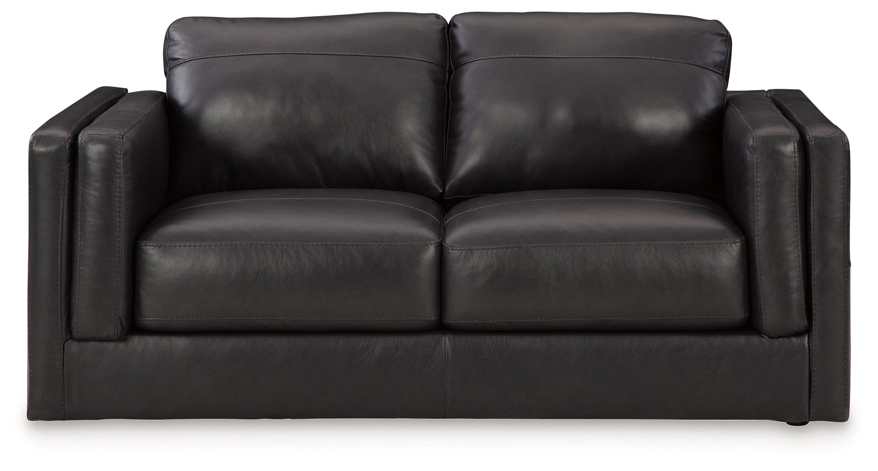 Another front view of Amiata Onyx sofa set