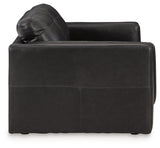 Amiata Loveseat side view highlighting profile