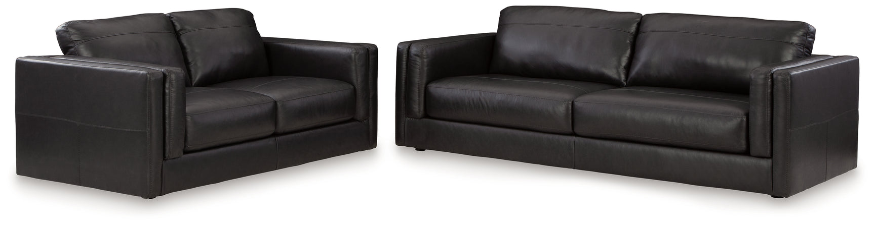 Close-up detail of Amiata Onyx Sofa and Loveseat upholstery