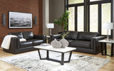 Another main view of Amiata Onyx Sofa and Loveseat