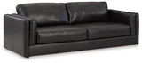 Coordinated ottoman and chair from Amiata Onyx set