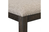 Top surface detail of dining table