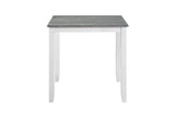 close-up of table surface on Lowell square counter height dining set