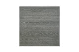 side angle of Lowell white and gray fabric square counter height dining set