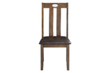 Weston Brown dining chair front