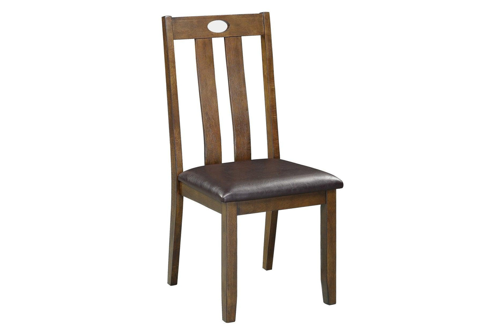 Weston Brown dining chair side