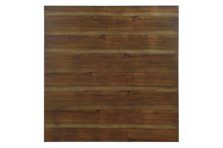 Weston Brown table top view