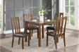 Weston Brown dining set main angle