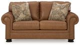 Carianna loveseat head-on front view
