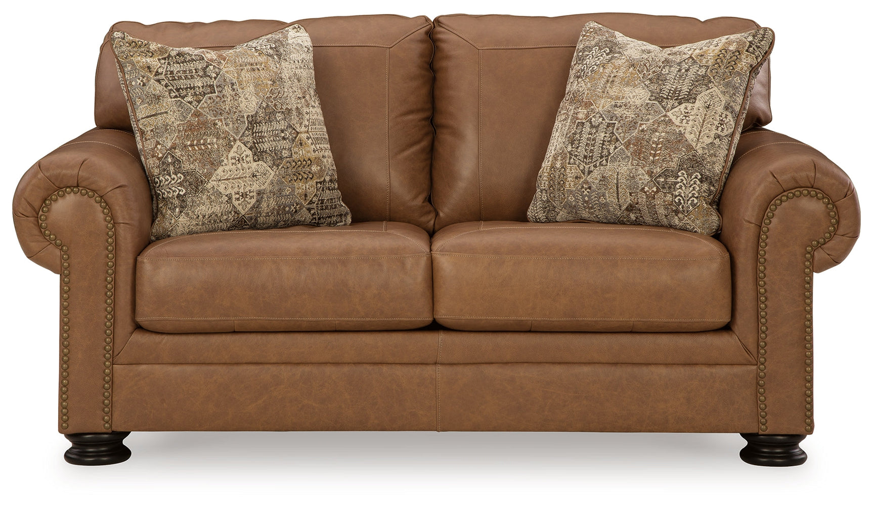 Carianna loveseat head-on front view