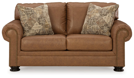 Carianna loveseat head-on front view