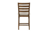 Tigard Brown Counter Height Side Chair side view