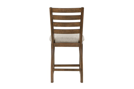 Tigard Brown Counter Height Side Chair side view