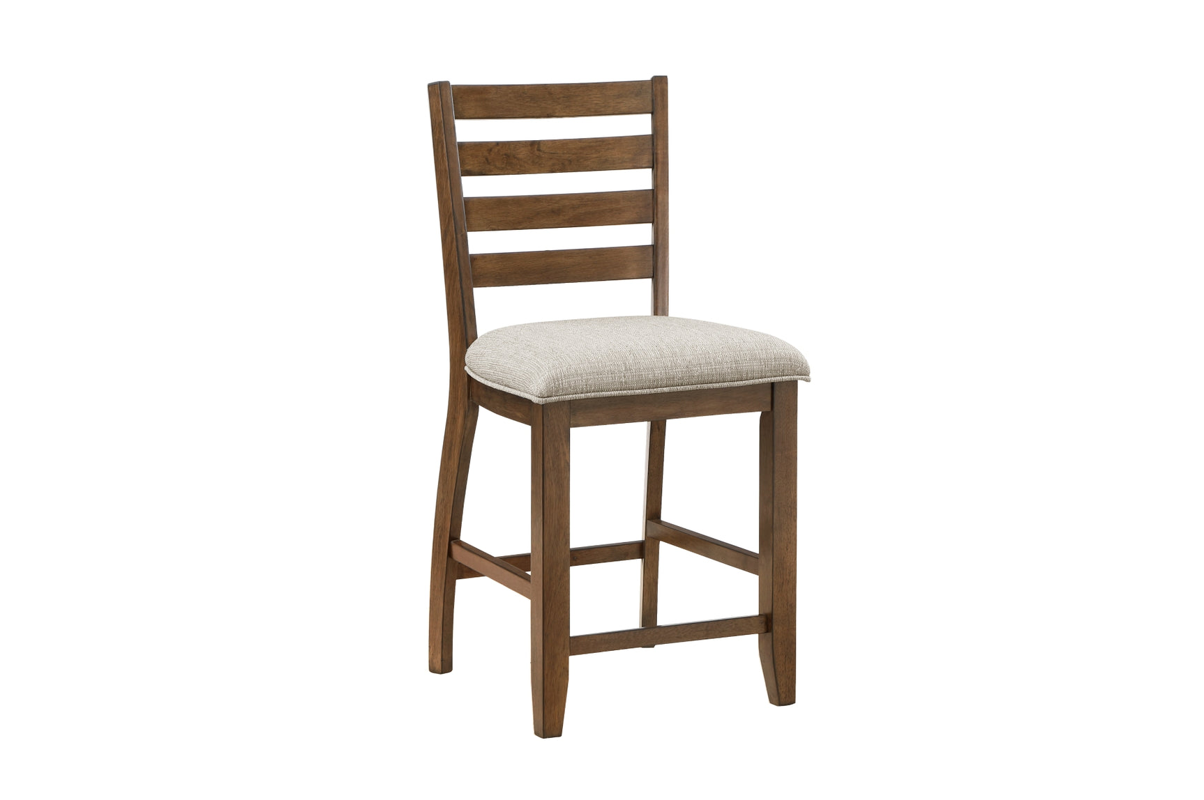 Tigard Brown Counter Height Side Chair detailed upholstery