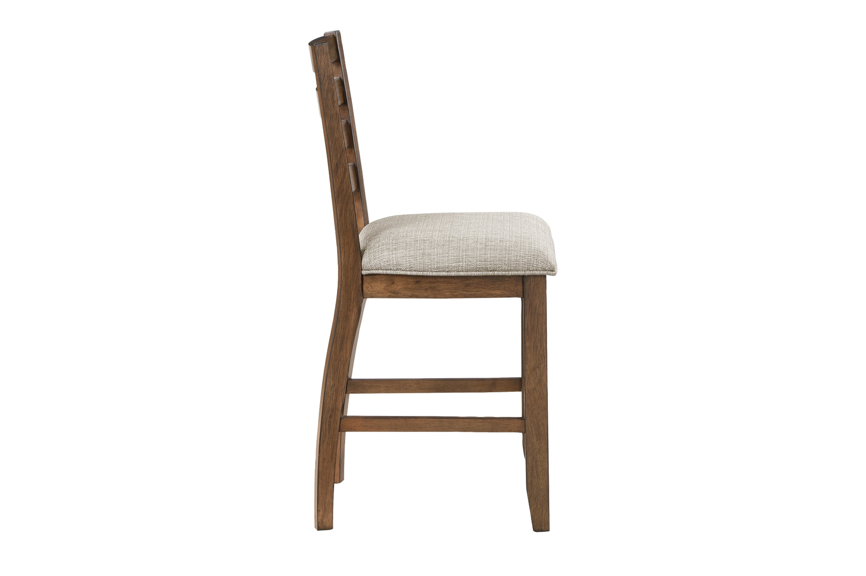 Tigard Brown Counter Height Side Chair angled main view
