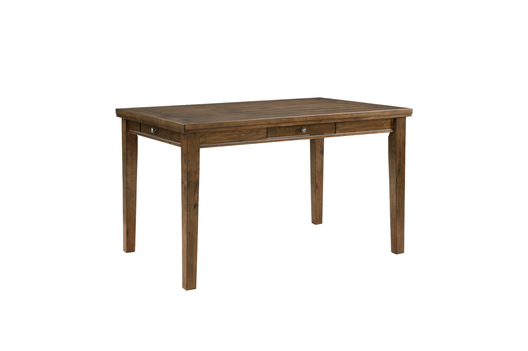 Tigard Brown Counter Height Dining Set angled main view