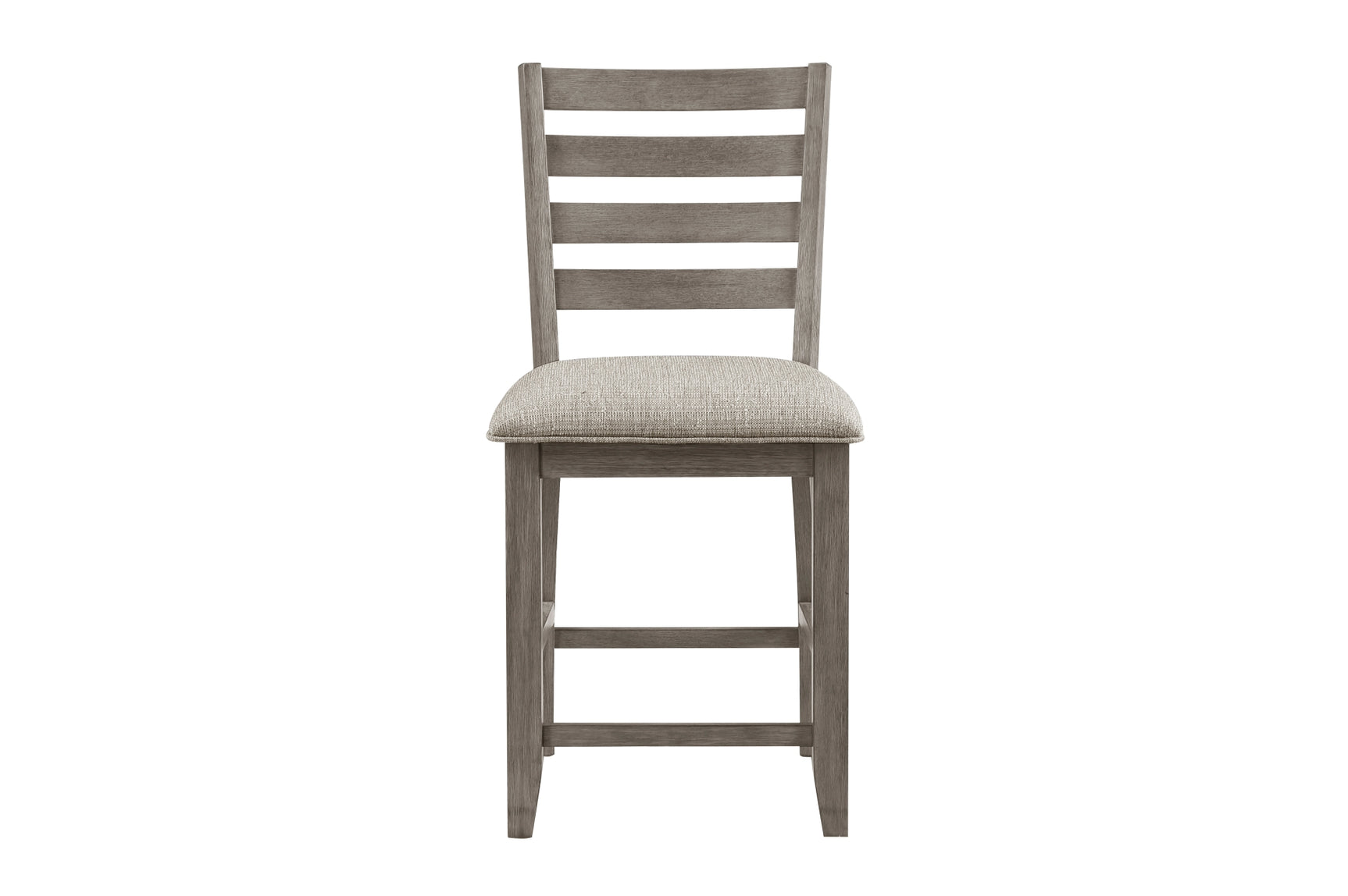 Side angle of Tigard Gray dining table
