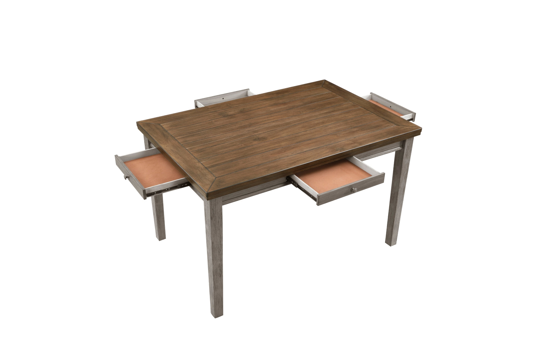 Tigard Gray dining table front view