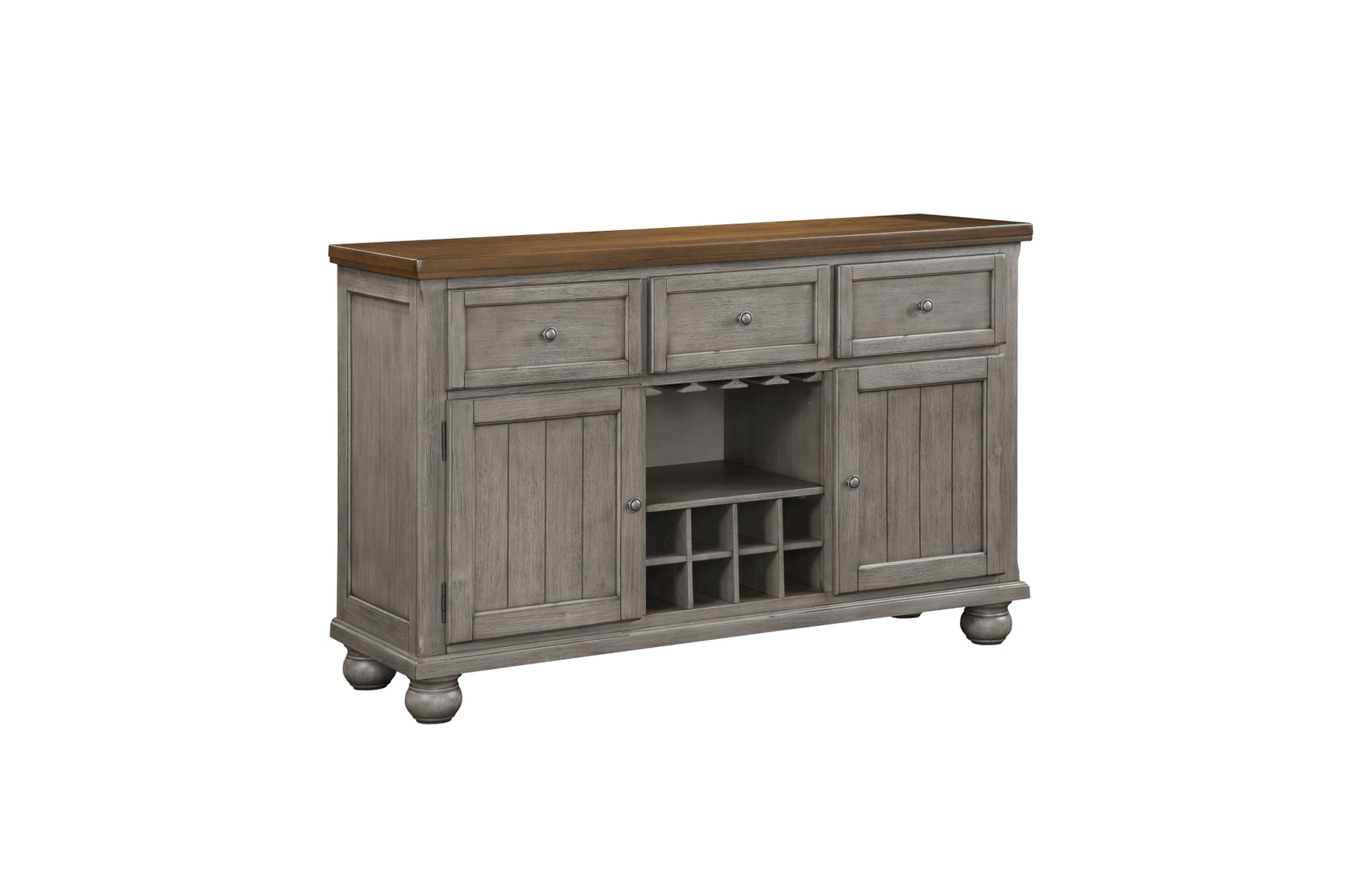 Room view of Tigard Gray Dining Room Set dining room furniture