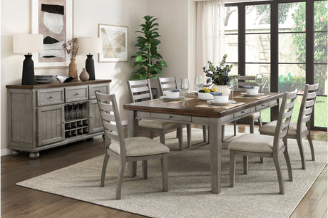 Main view of Tigard Gray Dining Room Set dining room furniture