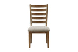 front view of Tigard Brown Dining Room Set dining table