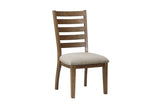 room view of Tigard Brown Dining Room Set with 4 chairs