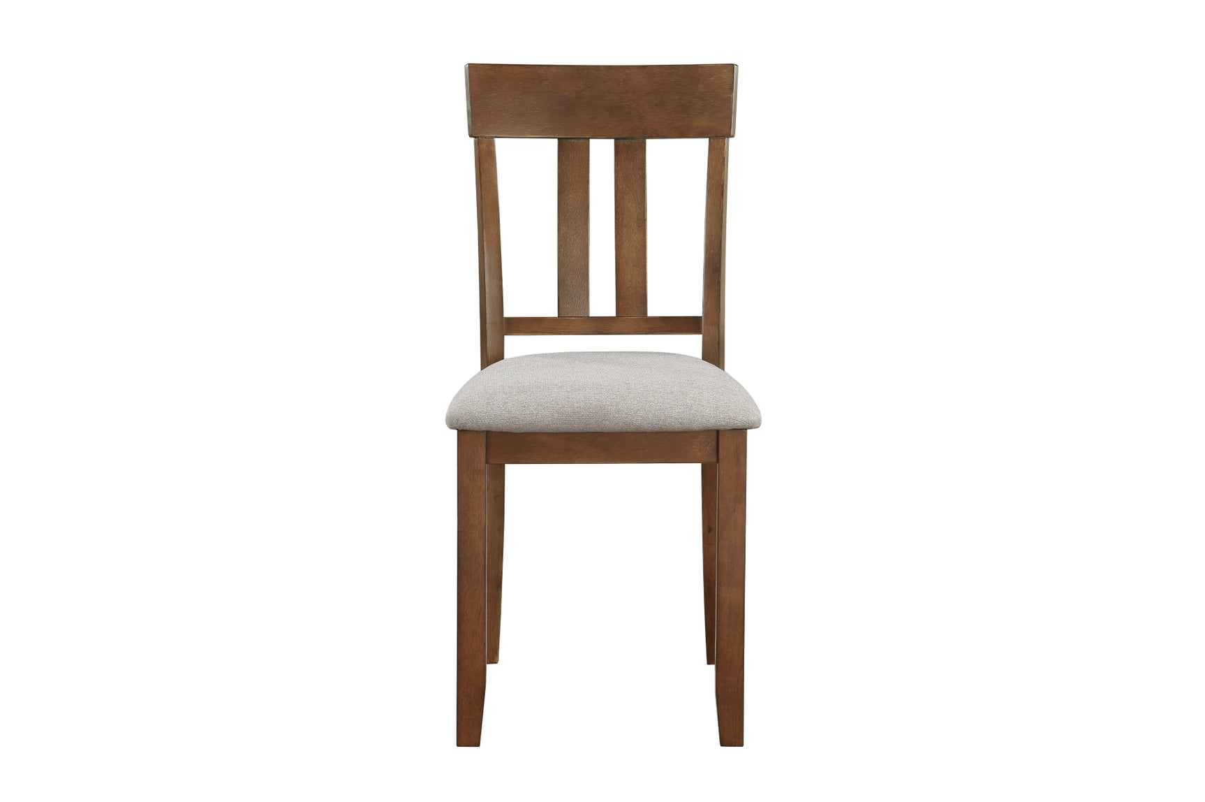 Close-up detail of chair legs and fabric upholstery