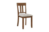 Main view of dining chairs in Prineville Brown Set