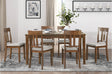 Main view of Prineville Brown 7-Piece Dining Room Set dining table and chairs