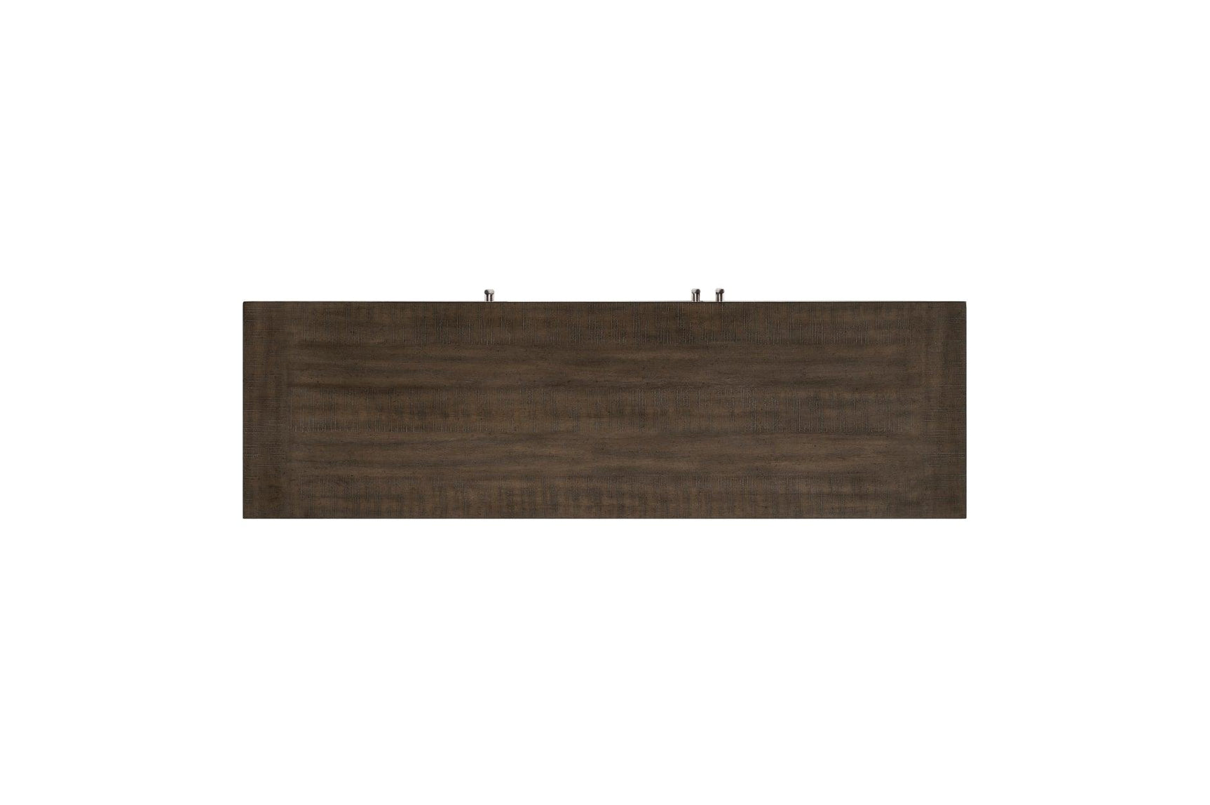 top view of Brookings Brown Dining Table