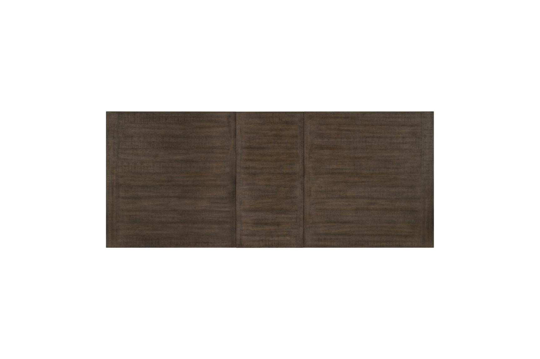 top view of Brookings Brown Beige Fabric Dining Table surface