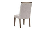 side chair view in dining room
