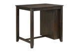 Detail of Daye dining table storage compartment