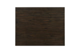 Top view of Daye rectangular storage counter height table