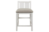 chair front view with fabric upholstery