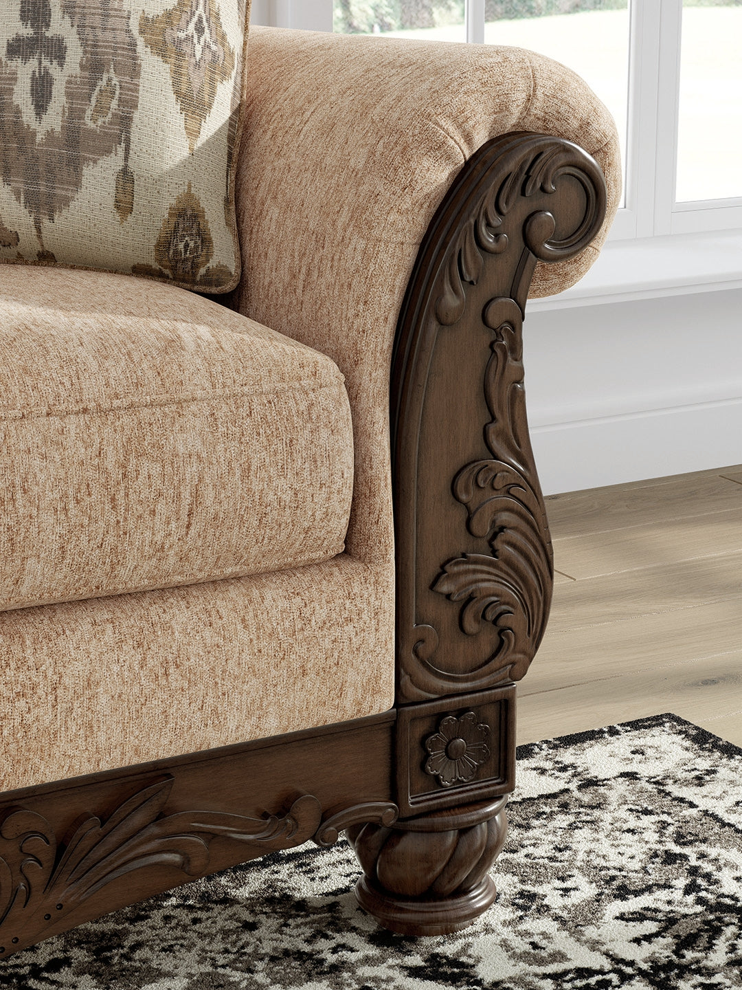 Chelsworth Golden Chenille Loveseat