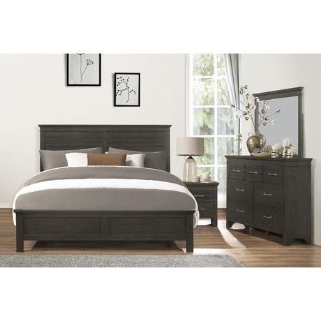 Bed rails visible under the mattress area showcasing low profile