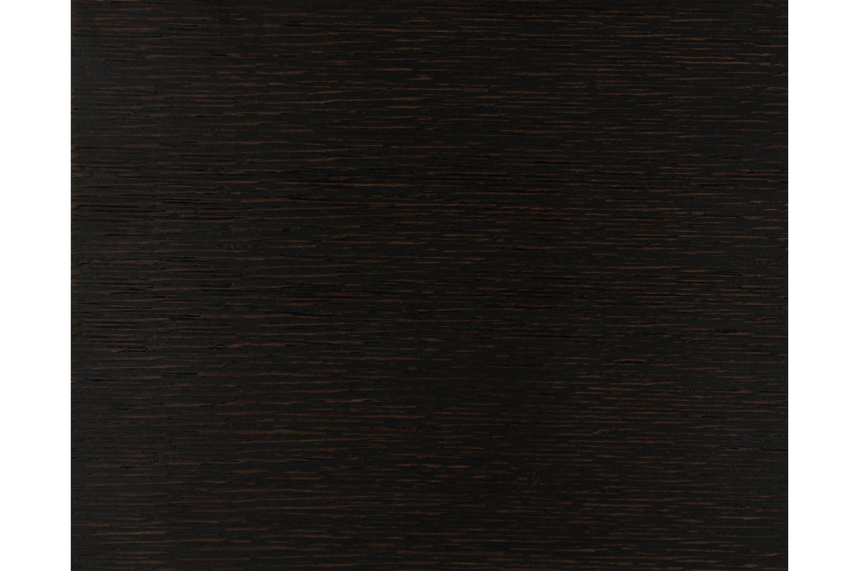 Detailed close-up of dark wood Acacia veneer table surface