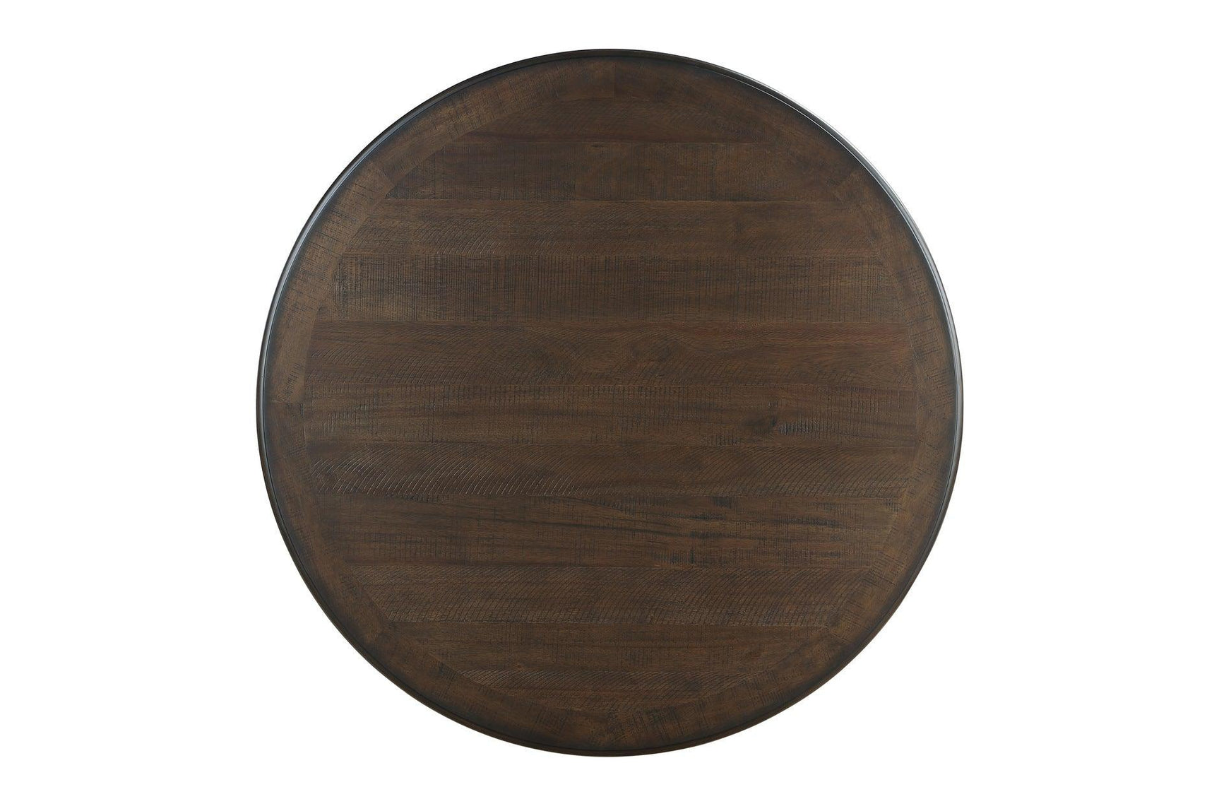 Top view of Asher round dining table