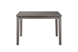 Room view showing Lovell Gray Fabric Rectangular Dining Set