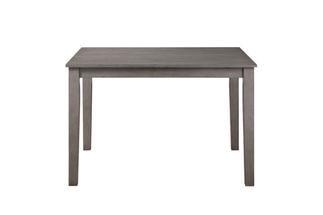 Room view showing Lovell Gray Fabric Rectangular Dining Set
