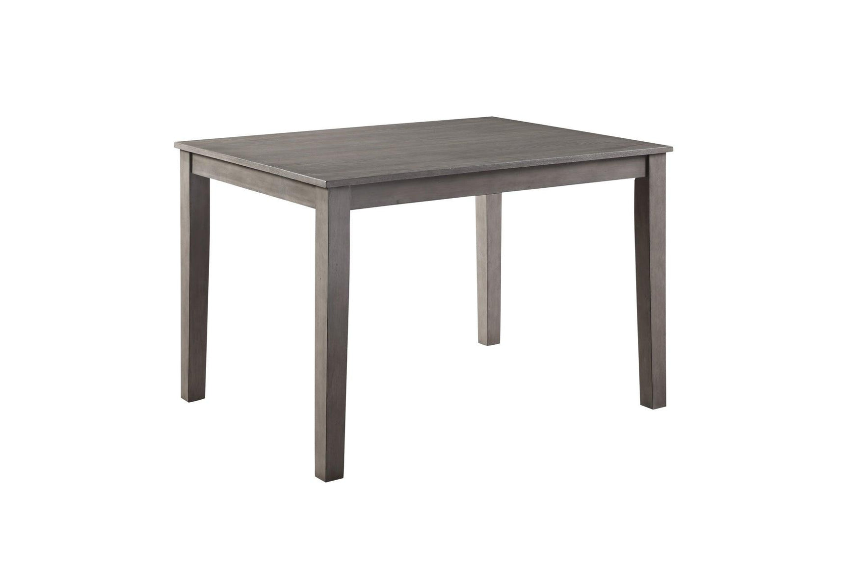 Side detail of Lovell Gray Rectangular Dining Table