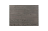 Top view of Lovell Gray Rectangular Veneered Wood Table