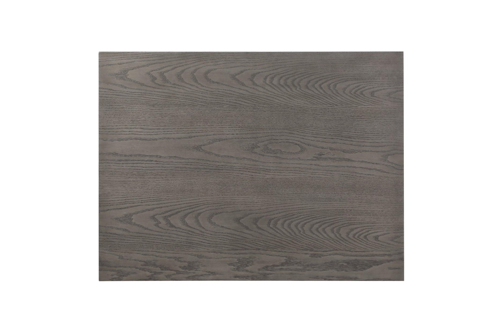 Top view of Lovell Gray Rectangular Veneered Wood Table